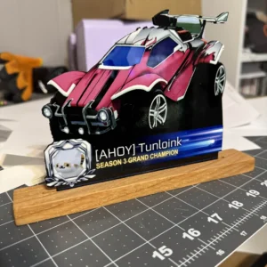 Custom Display Sign - Sublimation Hardboard with Base (Multiple Options)